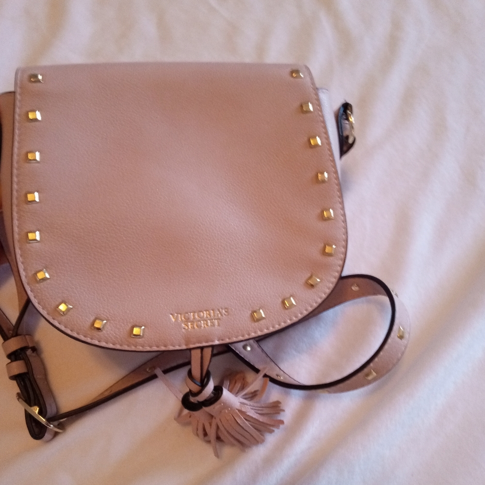 Victoria's Secret blush pink small crossbody
